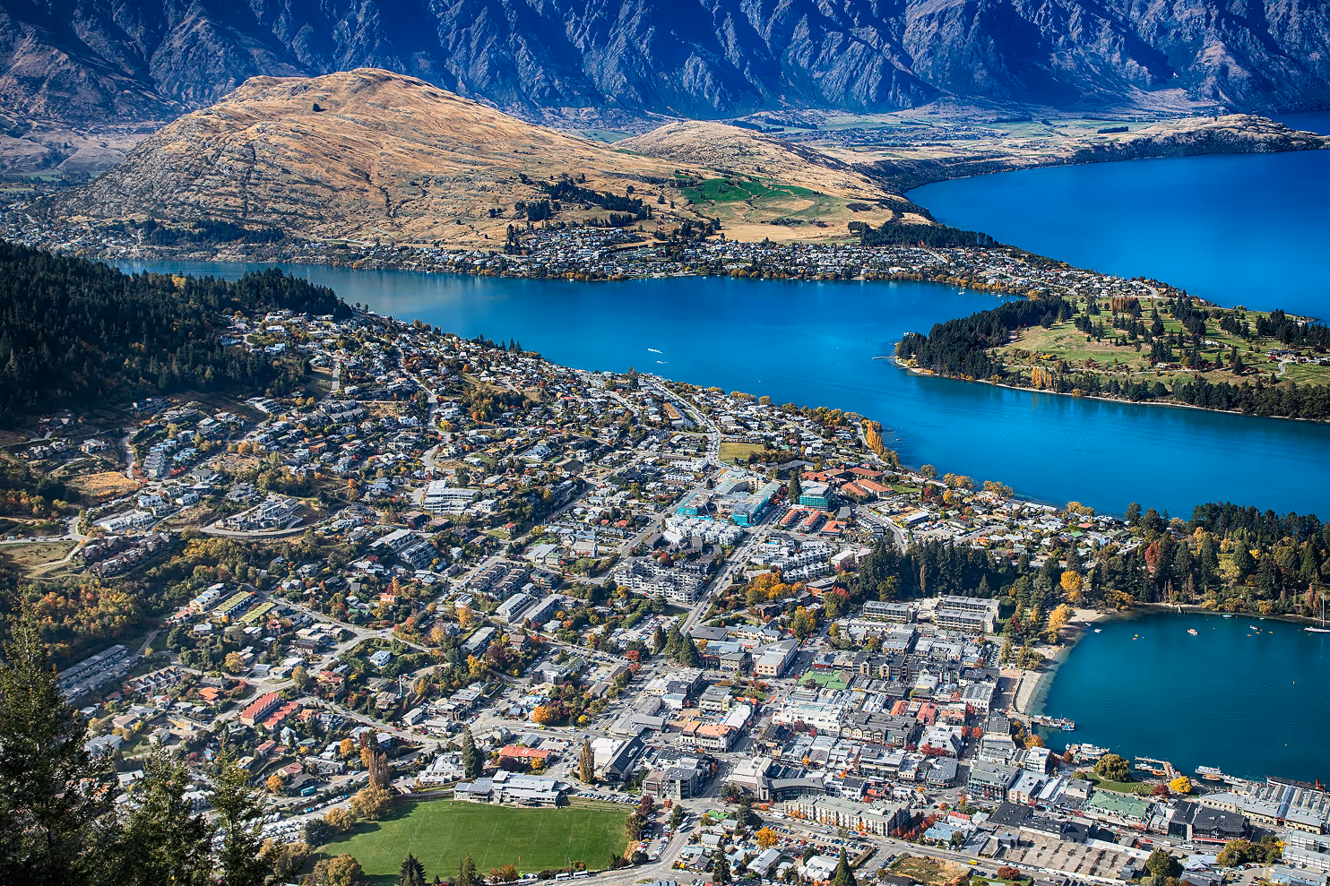 Image of town in New Zealand